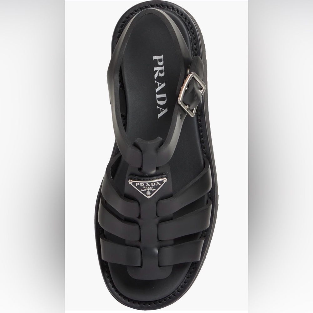 Prada Black Cage Sandals size 40 - Picture 13 of 17